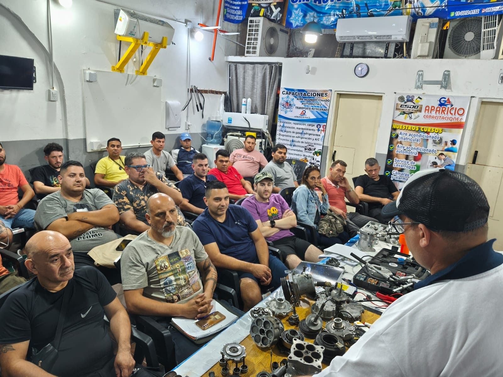 Sala vista1 — capacitación técnica de Los Calvos Compresores